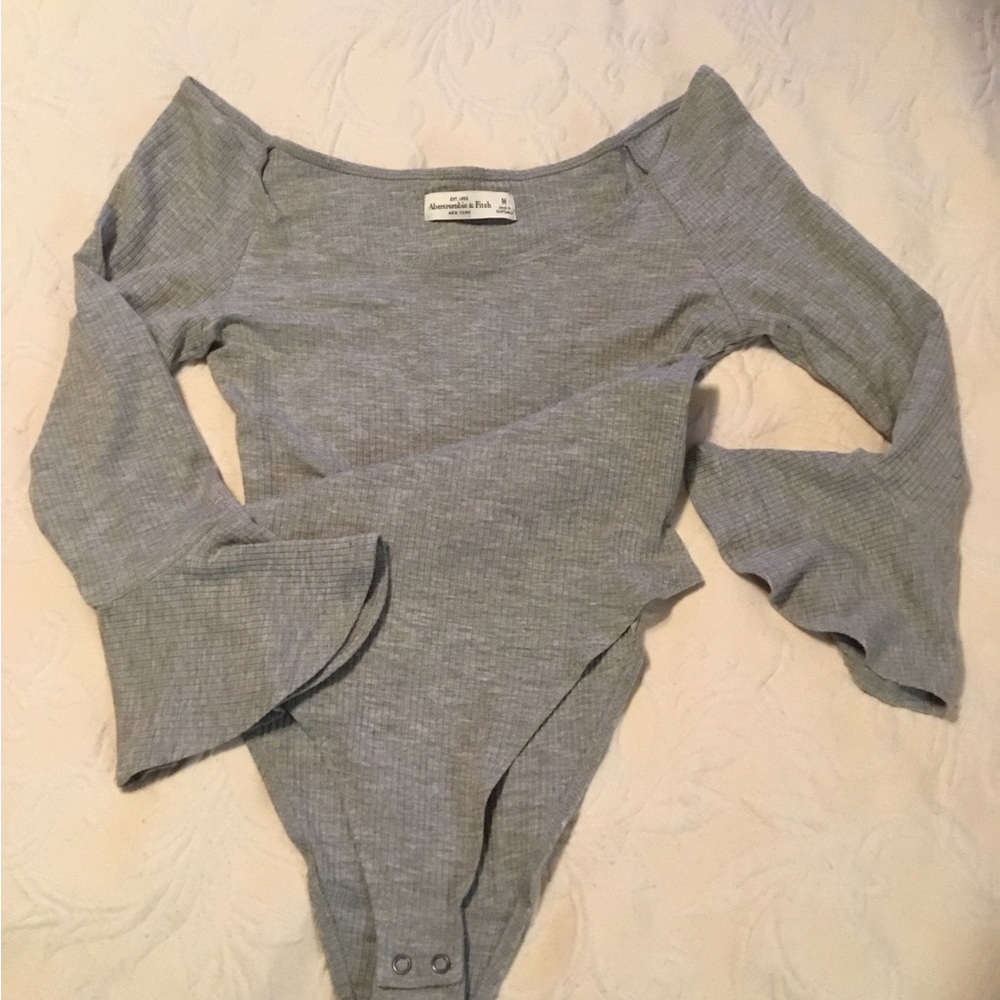 Abercrombie & Fitch Size M Grey Adult bodysuit